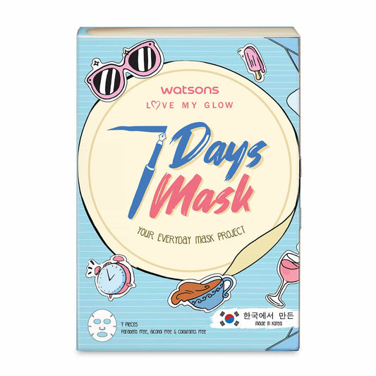 Love My Glow 7 Days Sheet Mask 7pcs 7pcs