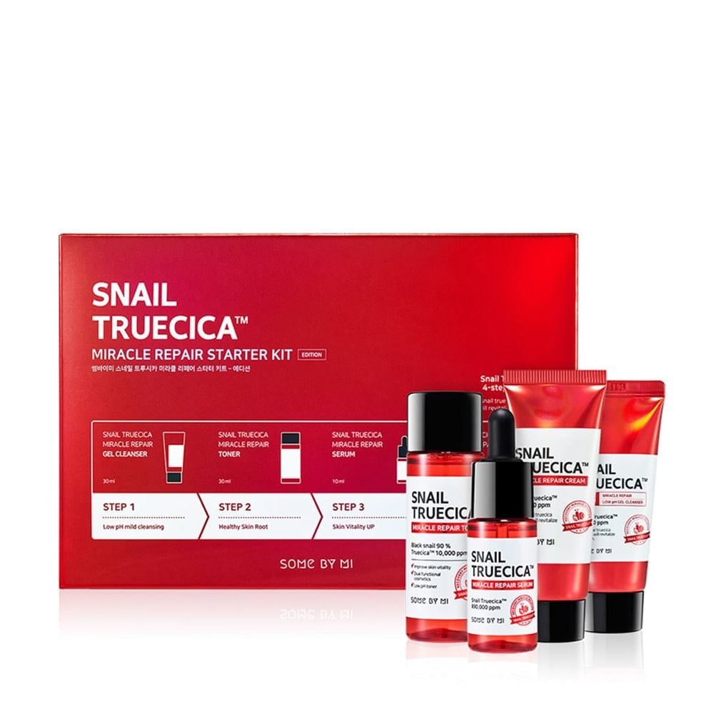 Some By Mi Snail Truecica Miracle Repair Starter Kit Beauty Gift Set 30ml + 30ml + 10ml + 20g