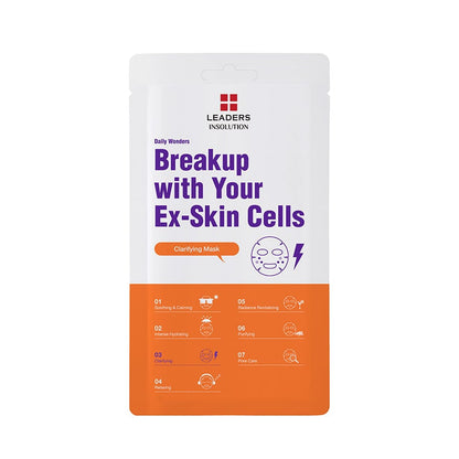 Insolution Daily Wonders Clarifying Sheet Mask Break Up With Your Ex-Skin Cells 1pc