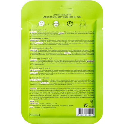 Labotica Skin Soft Sheet Mask Green Tea 1pc