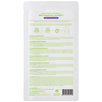 Insolution Daily Wonders Radiance Revitalising Sheet Mask What Happened Last Night 1pc