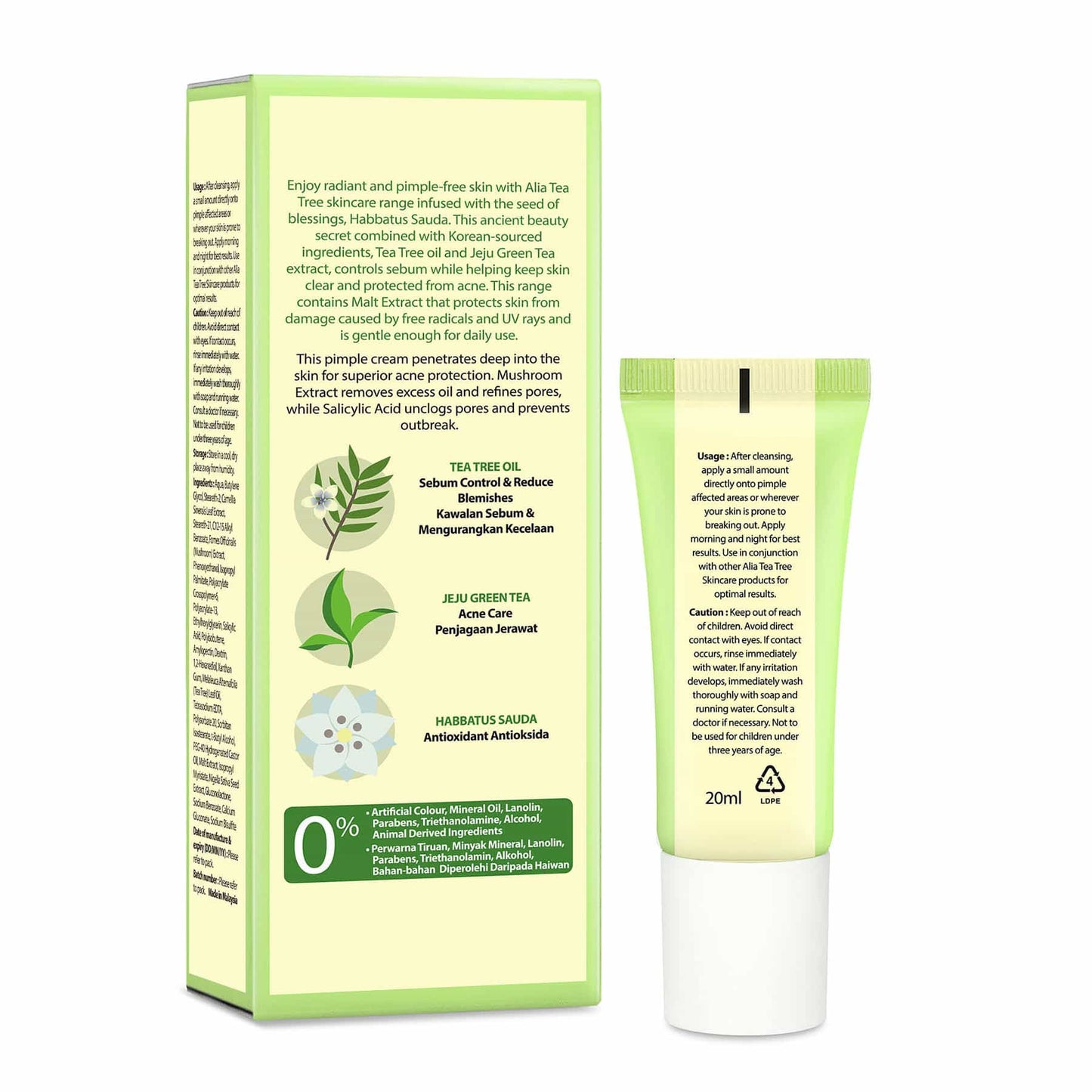 Tea Tree Pimple Cream Acne Treatment 20ml 20ml