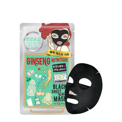 Ginseng Nutritious Black Sheet Mask 1pc 30g