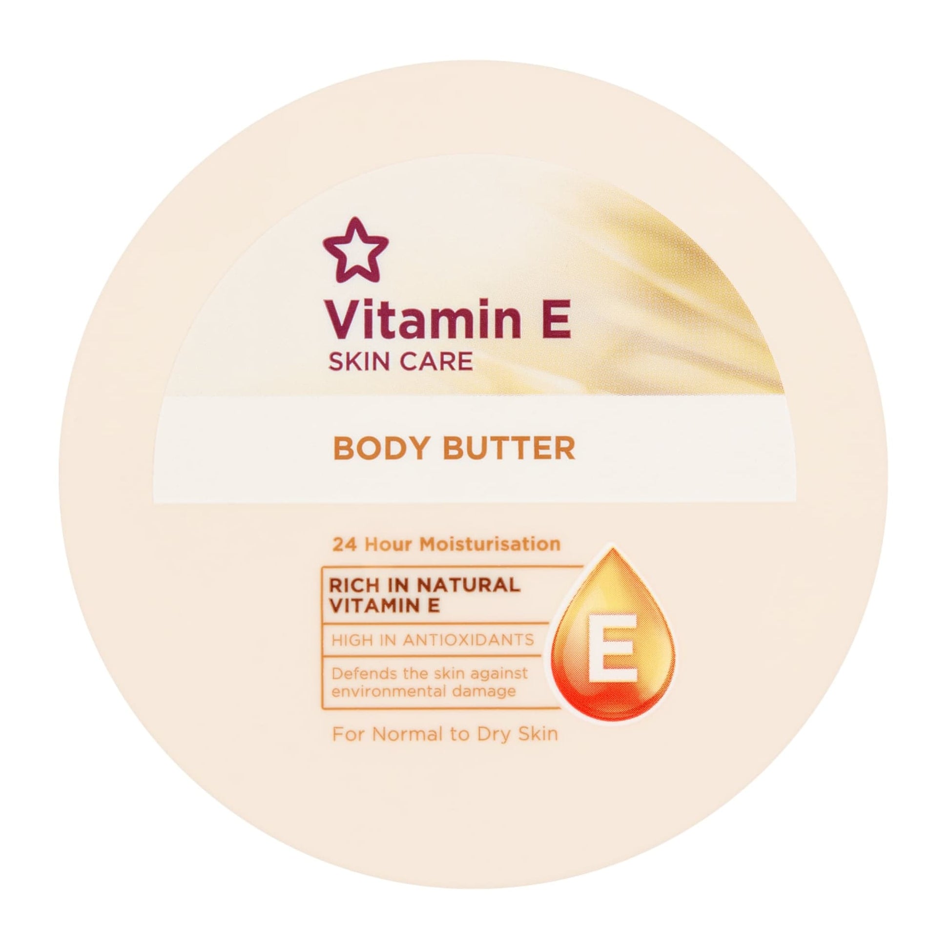 Vitamin E Nourishing Body Butter Moisturiser 200ml 200ml