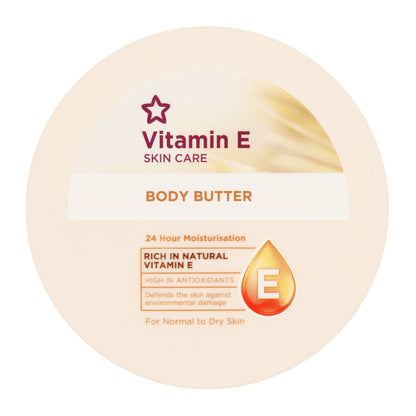 Vitamin E Nourishing Body Butter Moisturiser 200ml 200ml