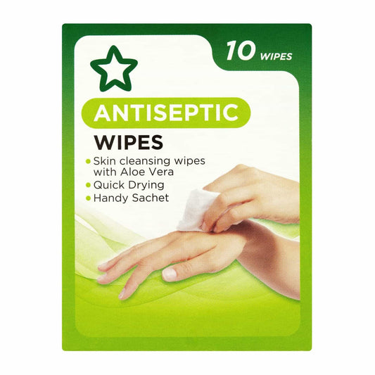 Antiseptic Cleansing Wipes Aloe Vera 10pcs