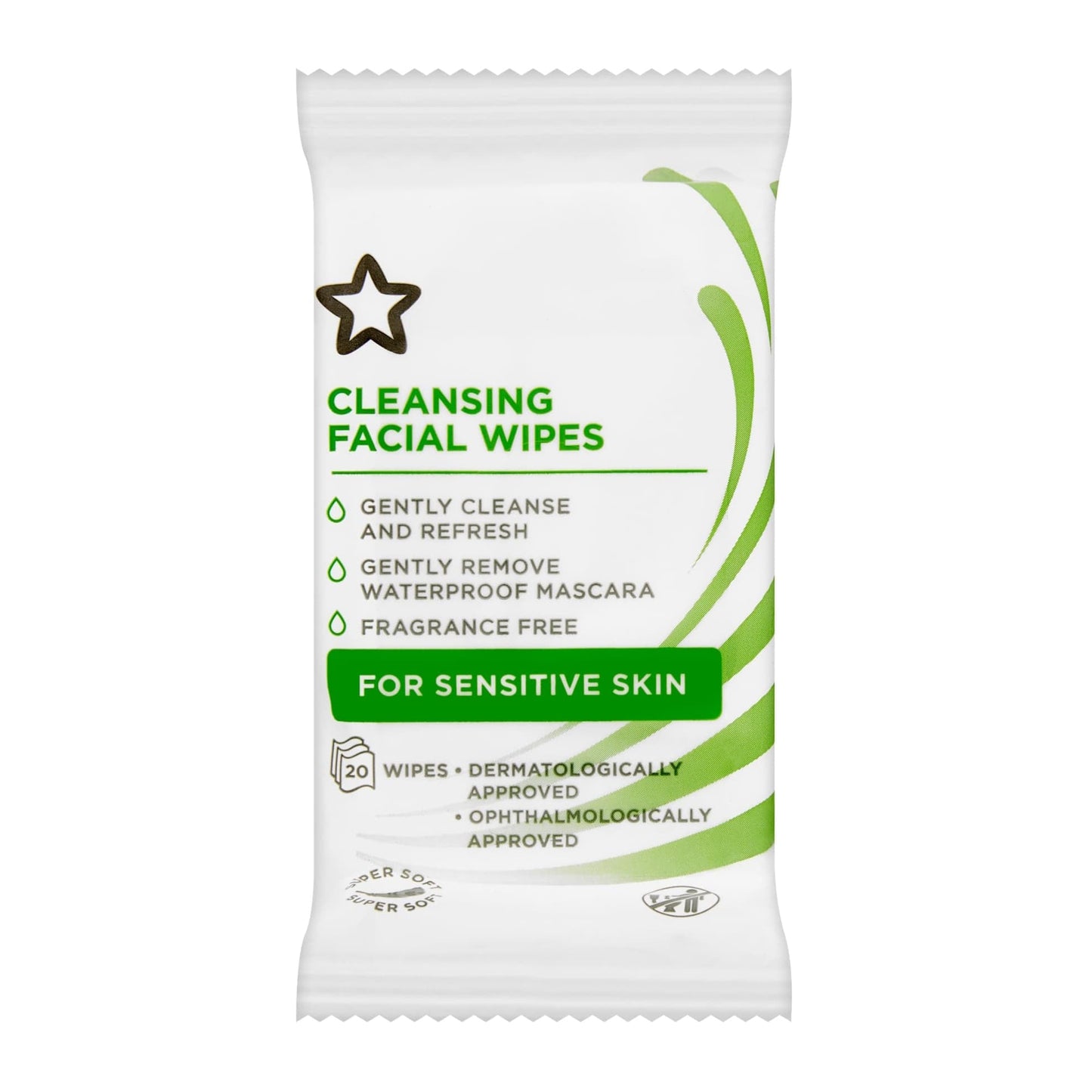 Face Cleansing Wipes Sensitive 10pcs