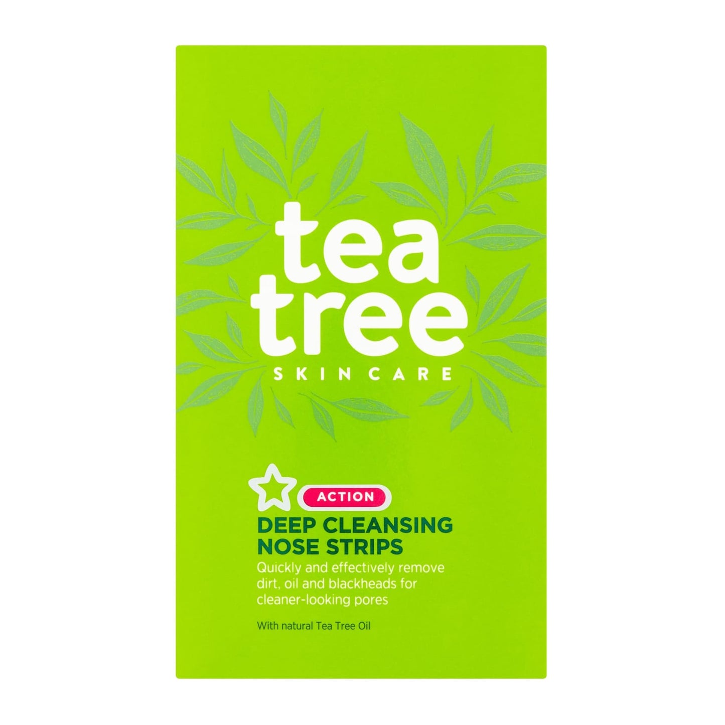 Superdrug Deep Cleansing Nose Strips Tea Tree 6pcs 6pcs