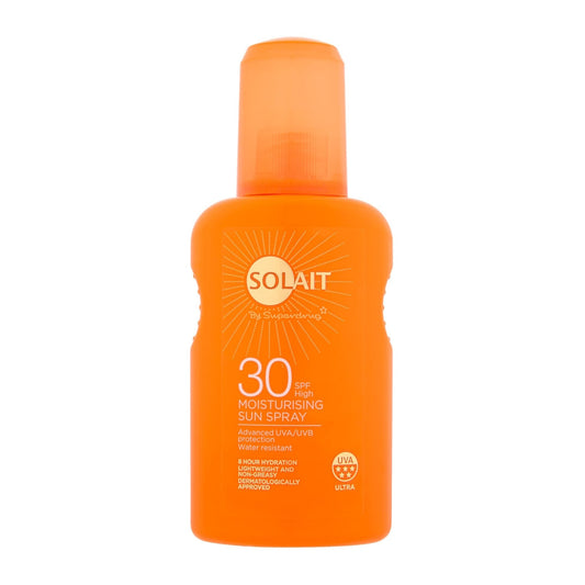 Superdrug Solait Moisturising Sun Cream Spray SPF30 200ml 200ml