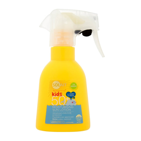 Superdrug Solait Kids Moisturising Sun Lotion Cream Spray SPF50+ 200ml 200ml