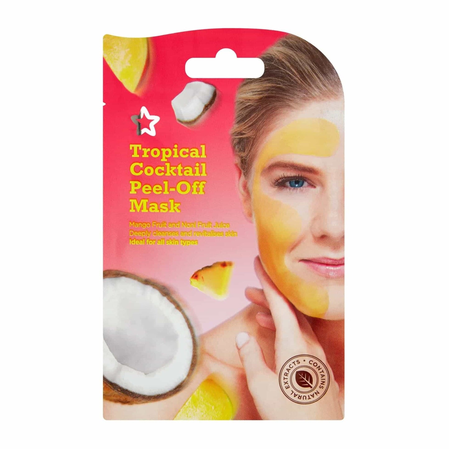 Tropical Cocktail Revitalising Peel-Off Mask Mango Fruit & Noni Fruit Juice 10ml 10ml