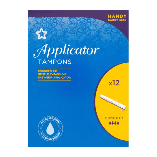 Applicator Tampons Super Plus 12pcs