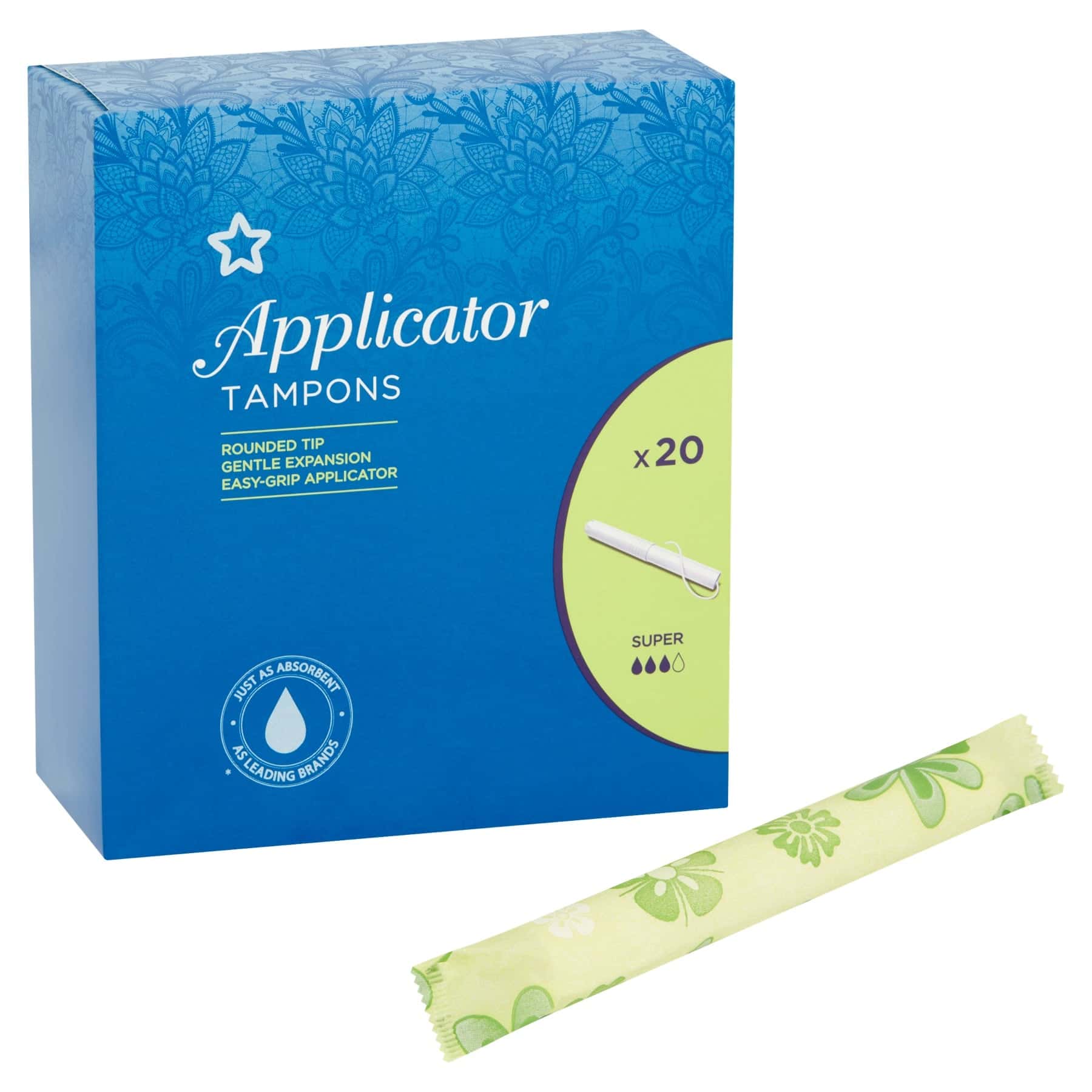 Applicator Tampons Super 20pcs