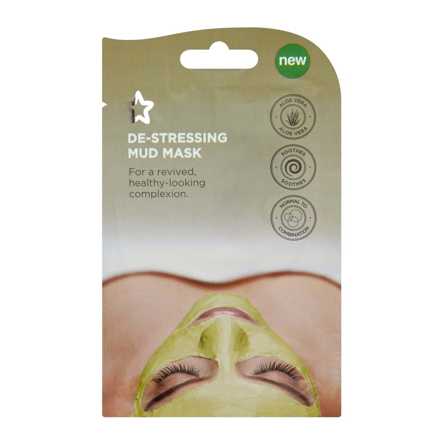 Skin Rescue De-Stressing Mud Mask Aloe Vera, Green Tea & Avocado Oil 15ml 15ml