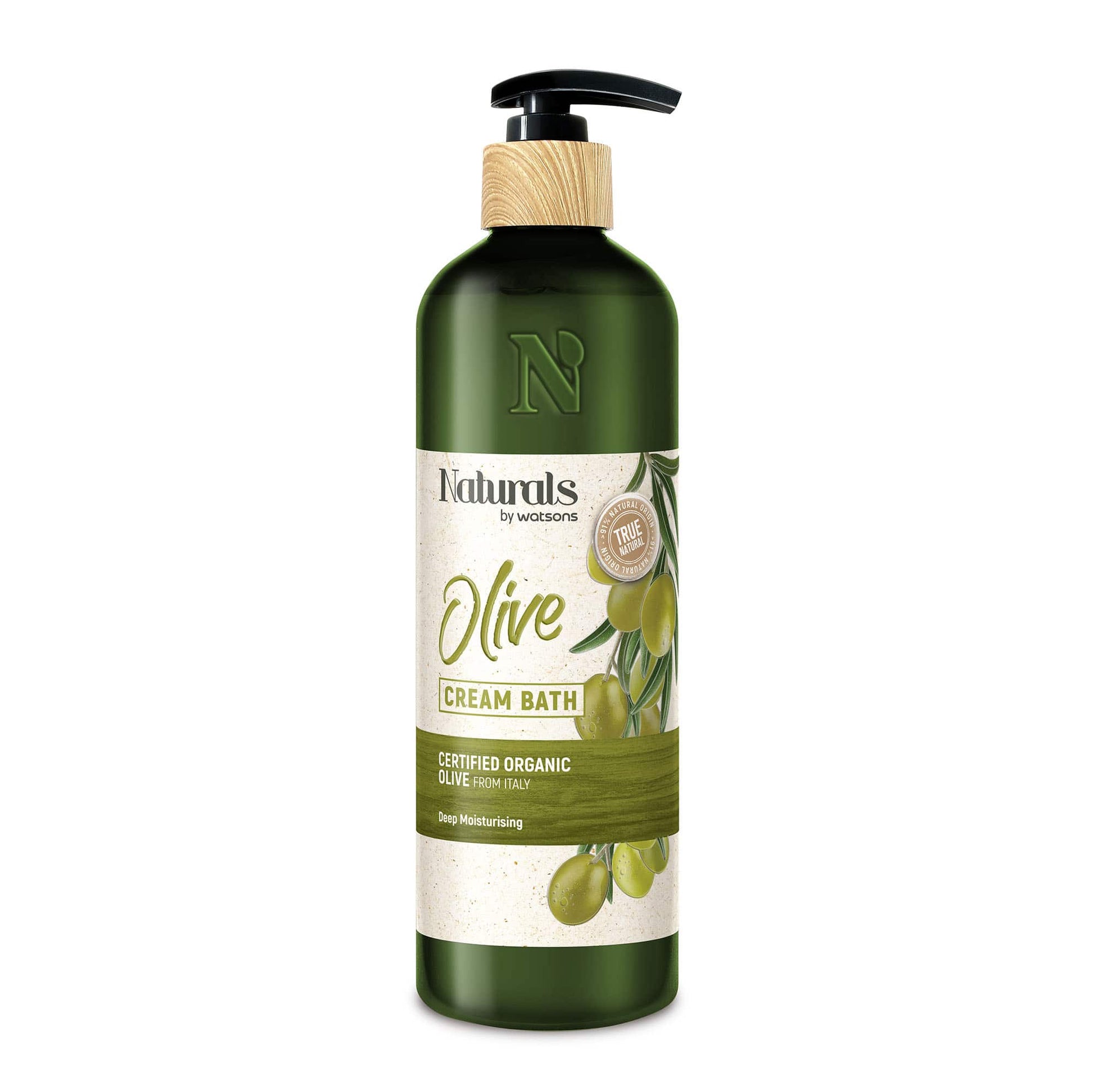 Deep Moisturising Cream Bath Body Wash Olive 490ml