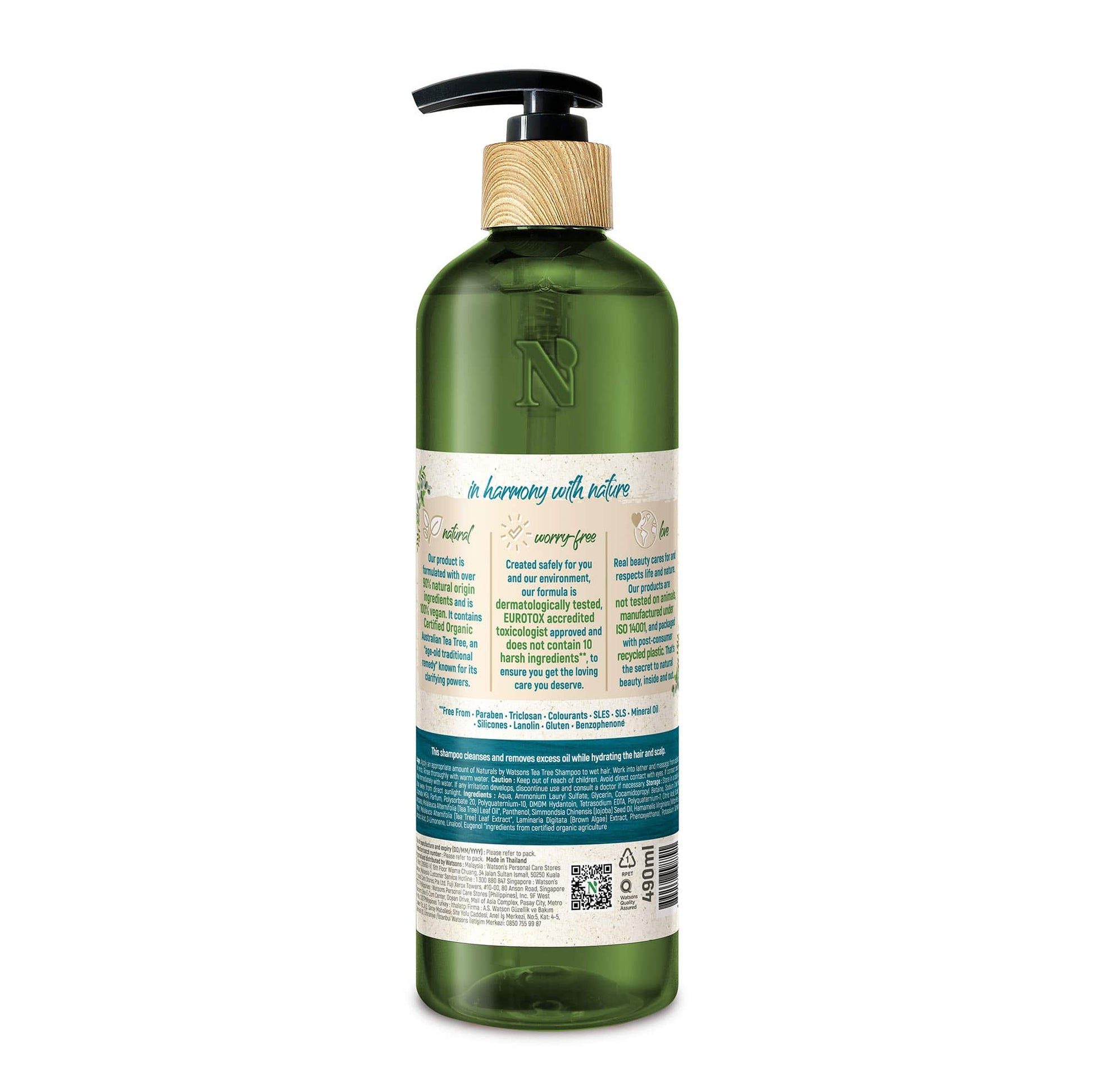 Clarifying Shampoo Tea Tree Itchy Scalp 490ml 490ml