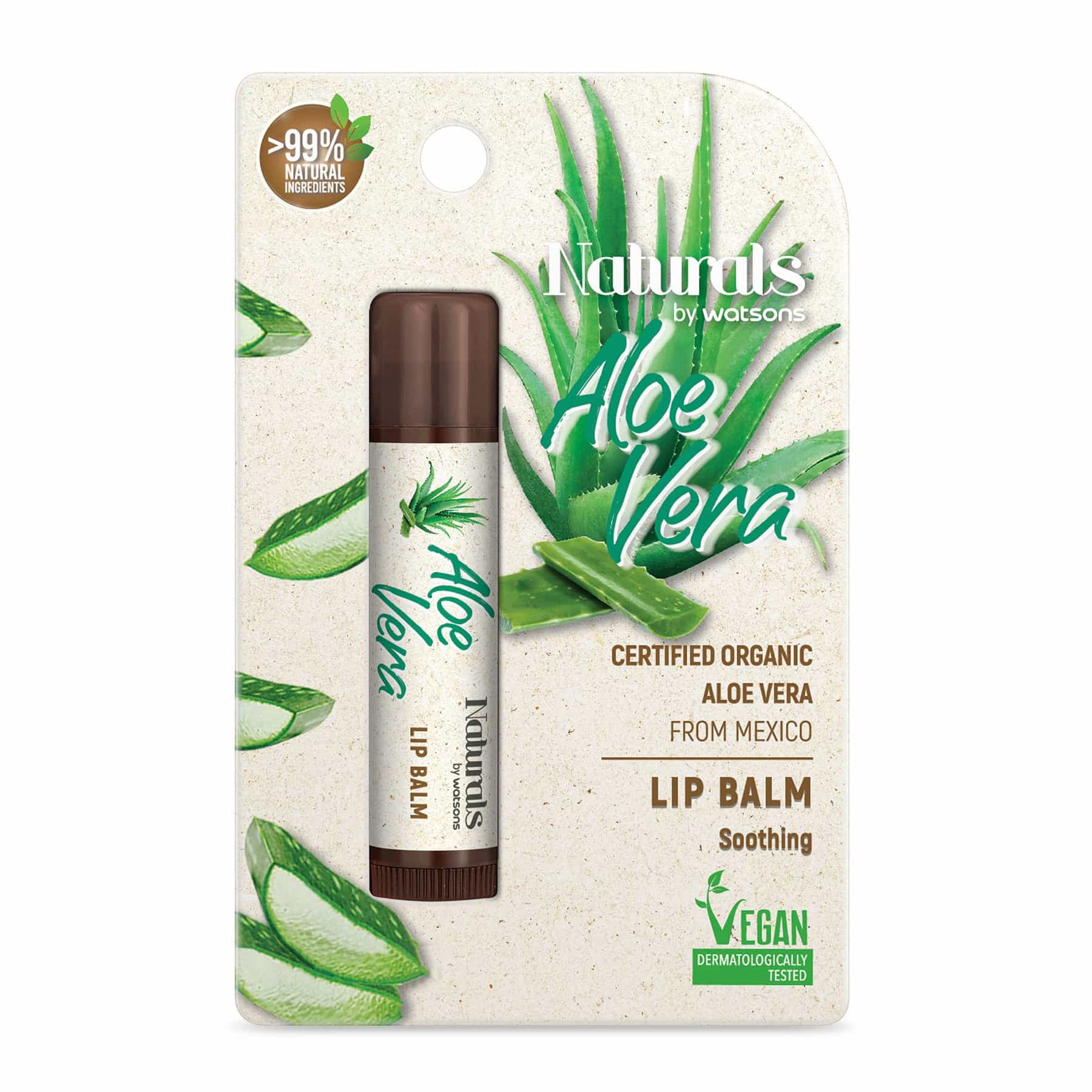 Aloe Vera Lip Balm Moisturising 4.5g 4.5g