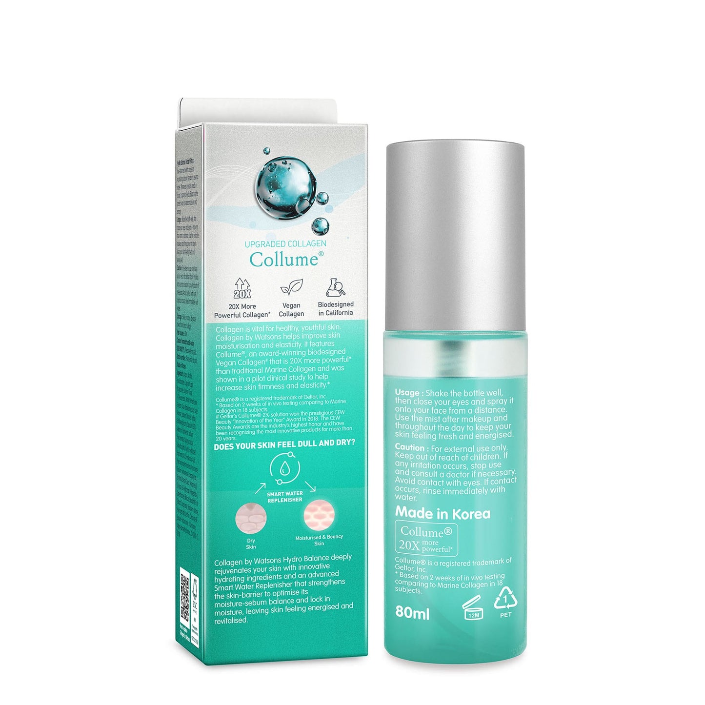 Collagen by Watsons Hydro Balance Facial Mist 80ml