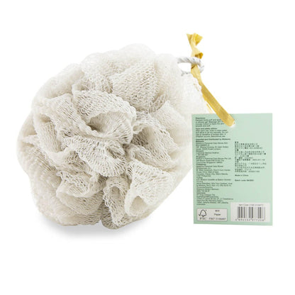 Nylon Body Puff White 1pc White