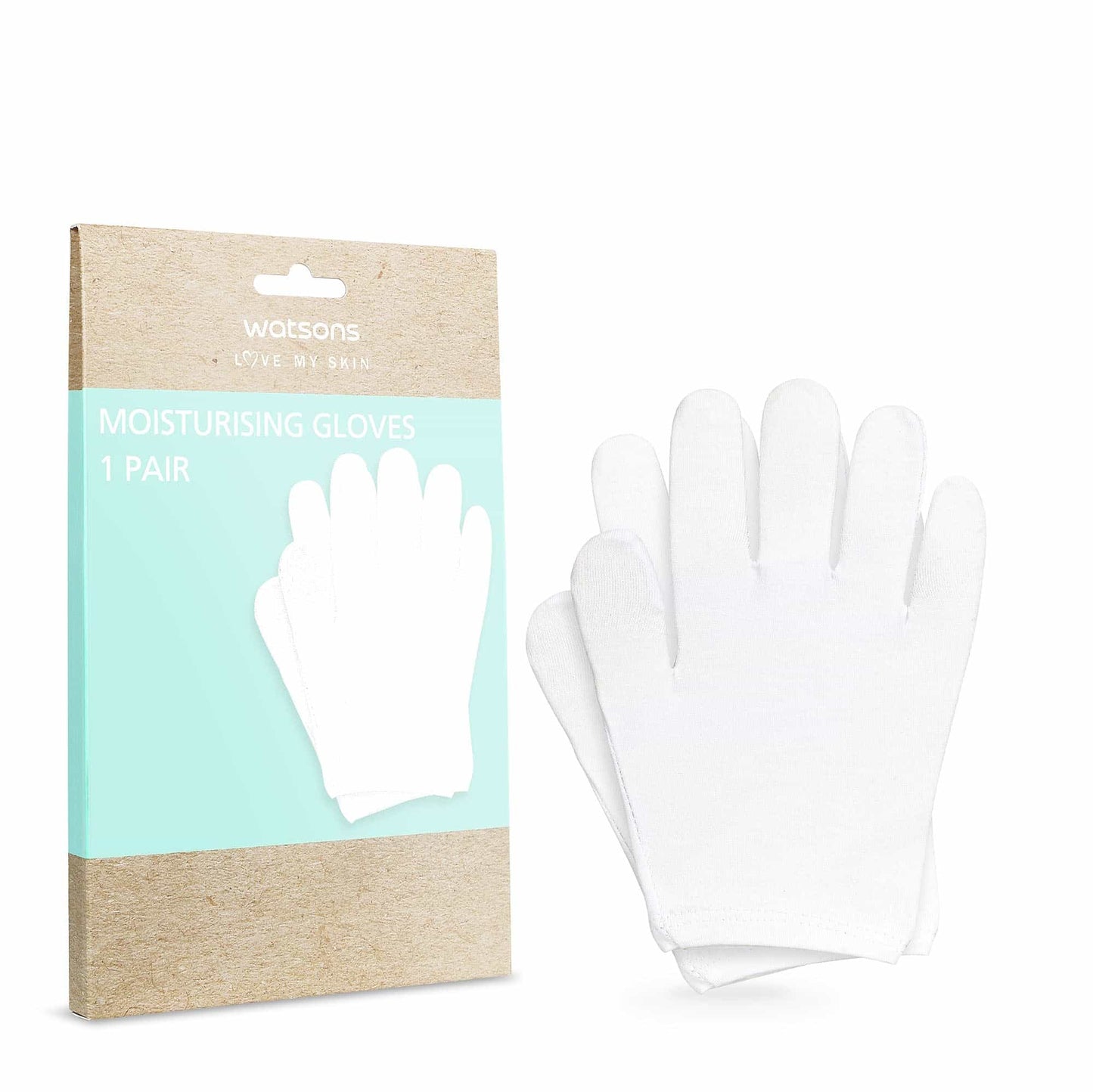 Moisturising Gloves 1pair White