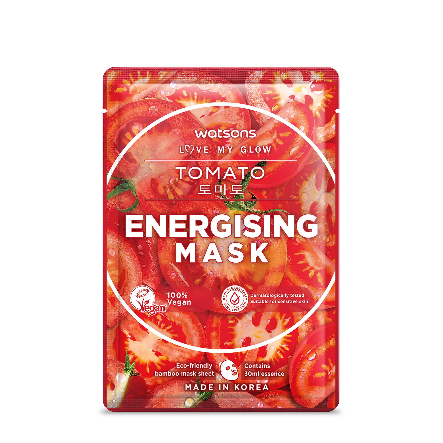 Love My Glow Tomato Energising Mask 1pc 1pc