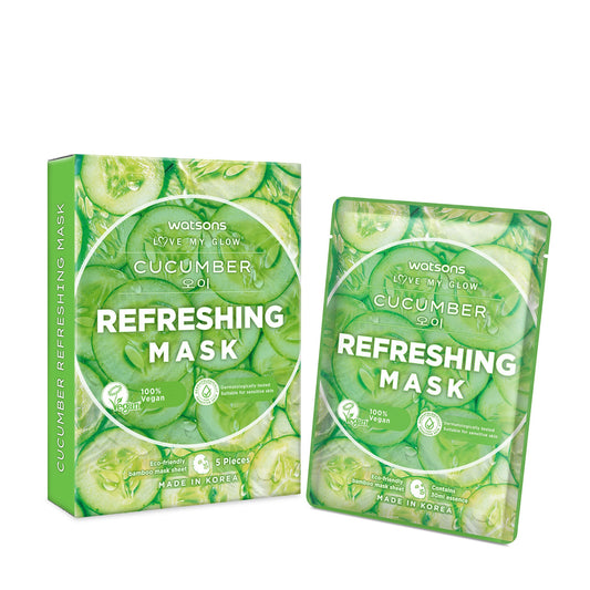 Cucumber Refreshing Mask 5pcs 5pcs