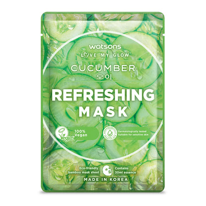 Cucumber Refreshing Mask 1pc 1pc