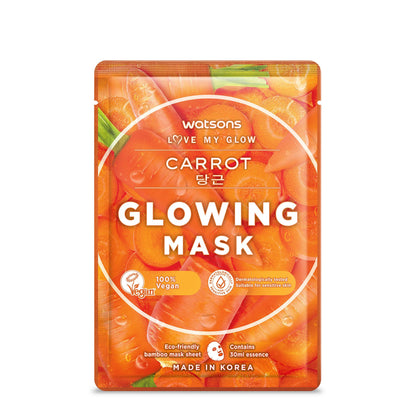 Carrot Glowing Mask 1pc