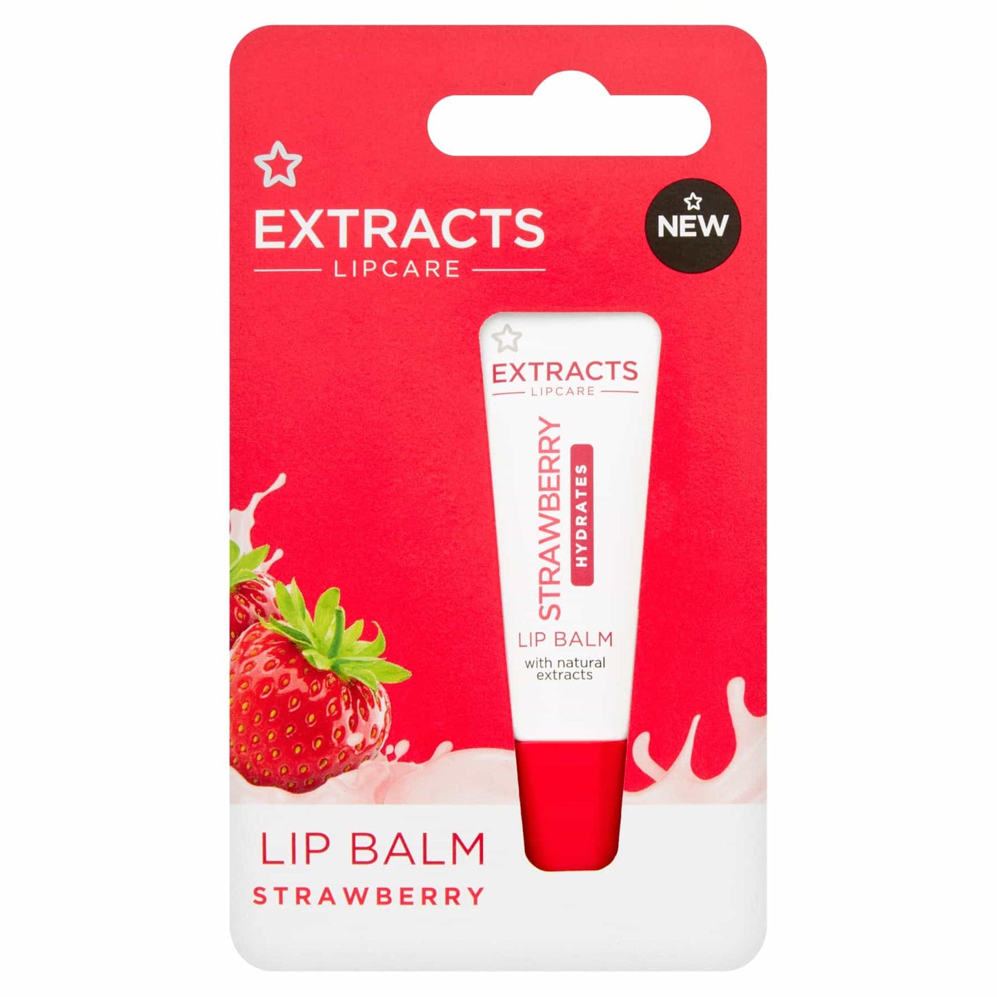 Extracts Lipcare Lip Balm Strawberry 10ml 10ml