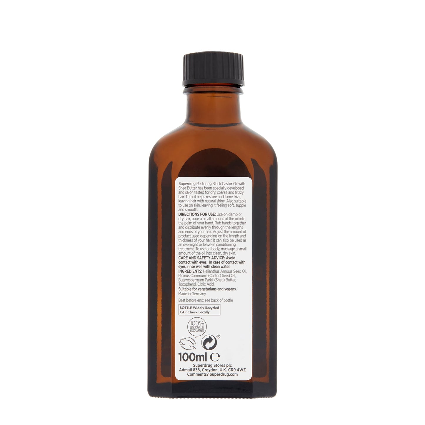 Black Castor & Shea Restoring Castor Oil 100ml 100ml