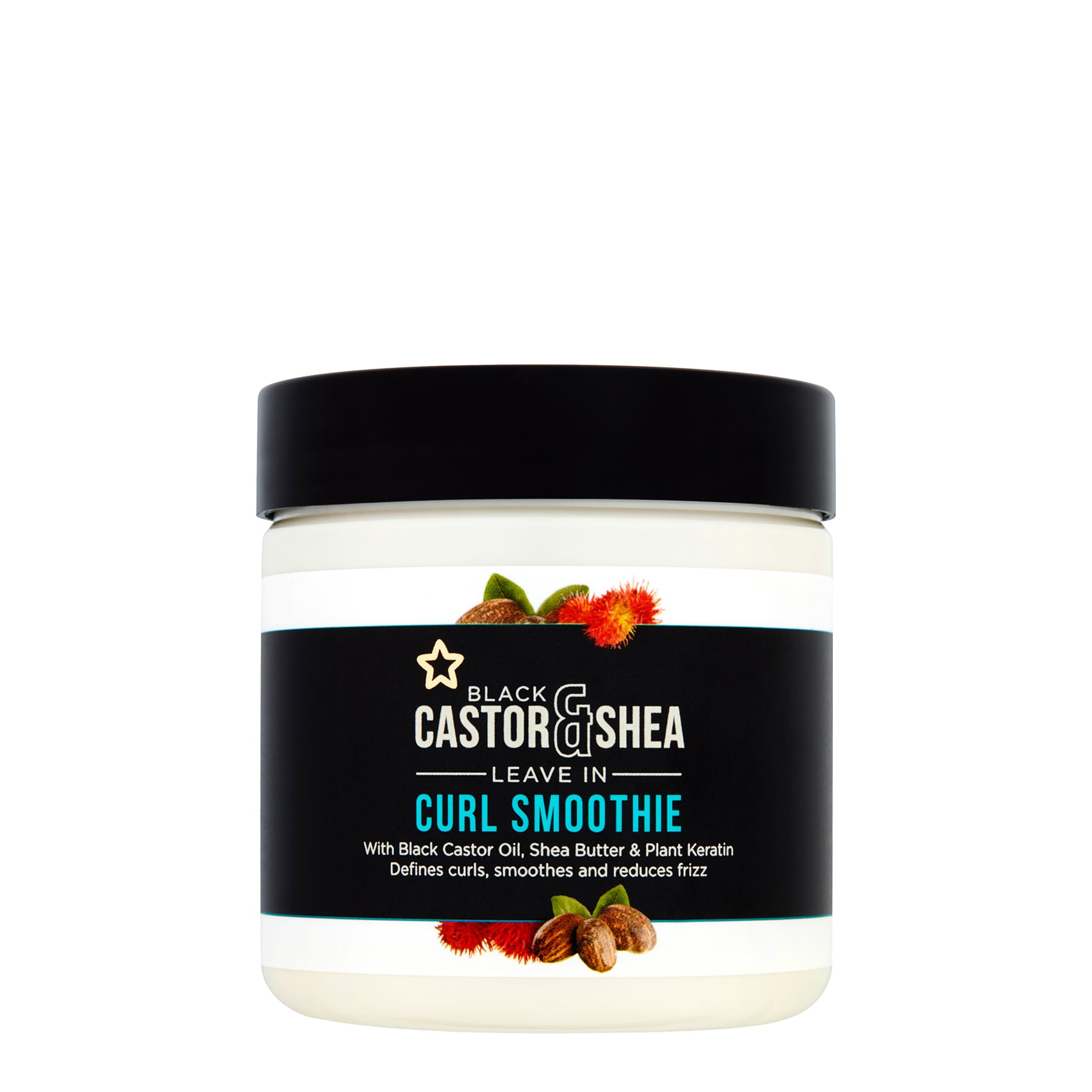 Black Castor & Shea Leave in Curl Smoothie 250ml 250ml