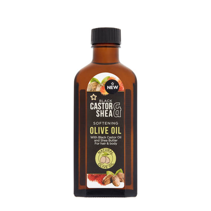 Black Castor & Shea Softening Olive Oil 100ml 100ml