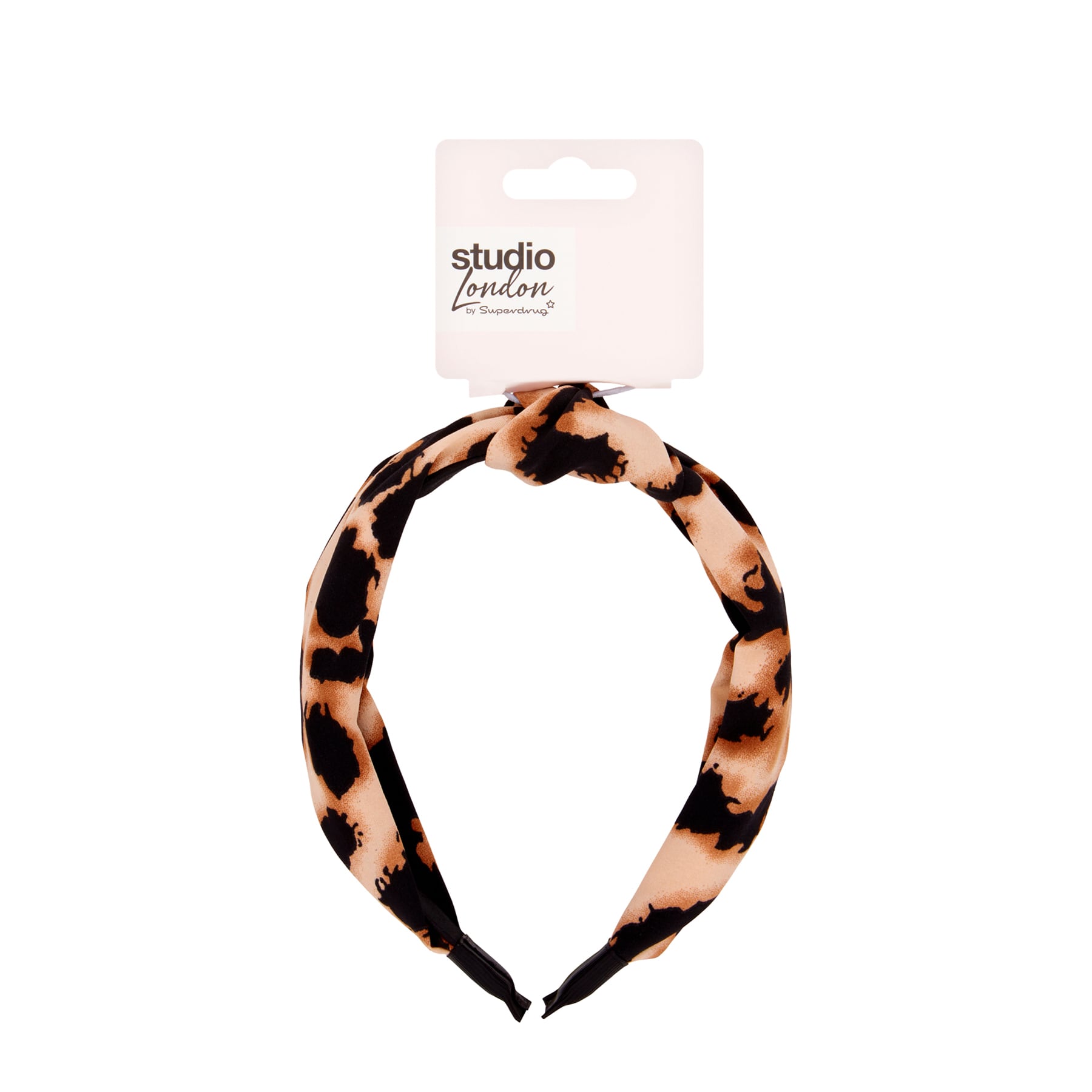 Studio London Leopard Print Headband