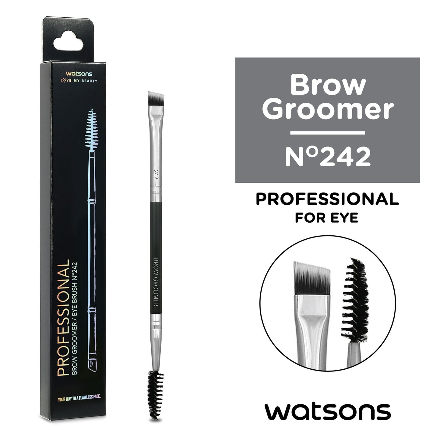 Brow Groomer & Eye Brush #242