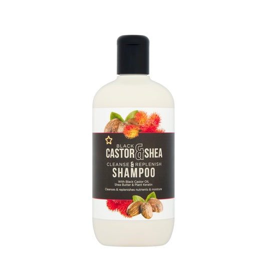 Black Castor & Shea Cleanse & Replenish Shampoo 400ml 400ml