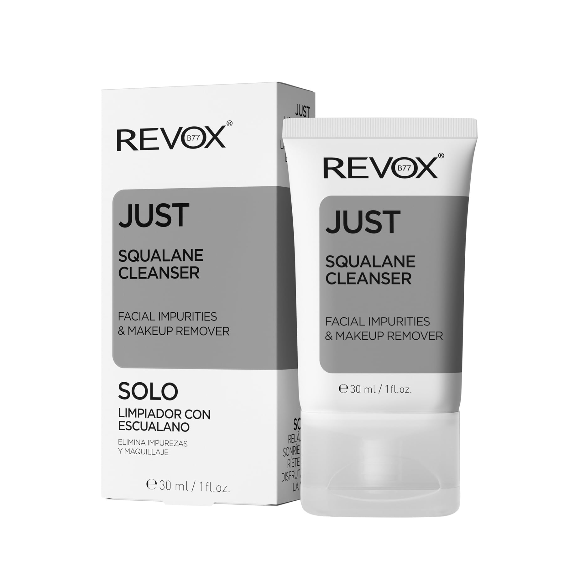 Just Squalane Cleanser Facial Impurities & Makeup Remover 30ml 30ml