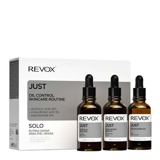 Just Oil Control Skincare Routine Set 30ml + 30ml + 30ml