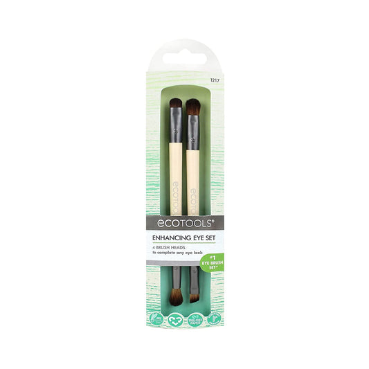 EcoTools Eye Enhancing Duo Makeup Brush Kit 2pc