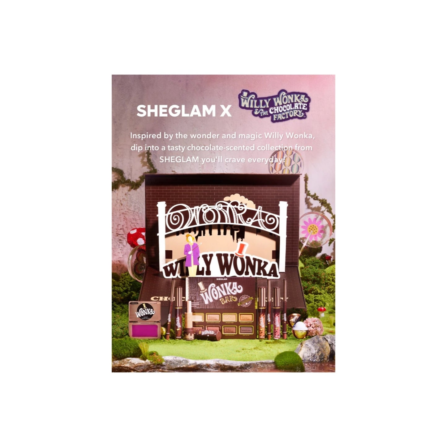 Sheglam Wonka Bar Eyeshadow Palette - 8 shades