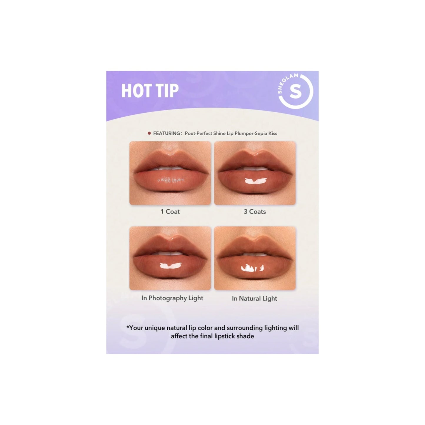 Sheglam Pout-Perfect Shine Lip Plumper