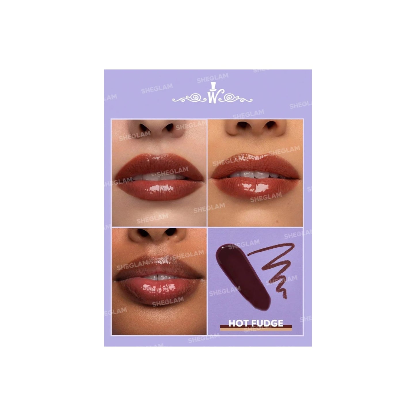 Sheglam Willy Wonka Cocoa Kiss Lip Duo