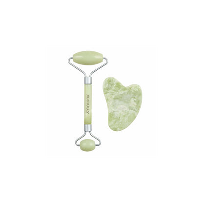 EcoTools Jade Facial Roller and Gua Sha Stone Set 2pc