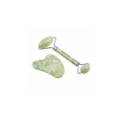 EcoTools Jade Facial Roller and Gua Sha Stone Set 2pc