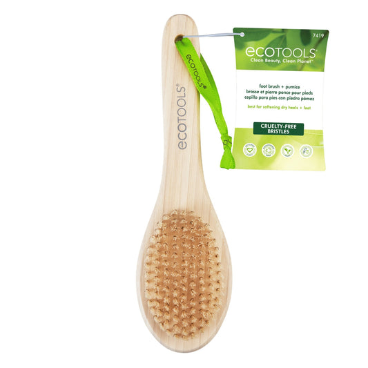 EcoTools Bristle & Pumice Stone Foot Brush 1 pc