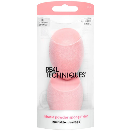 Real Techniques Miracle Powder Sponge Duo 2pc