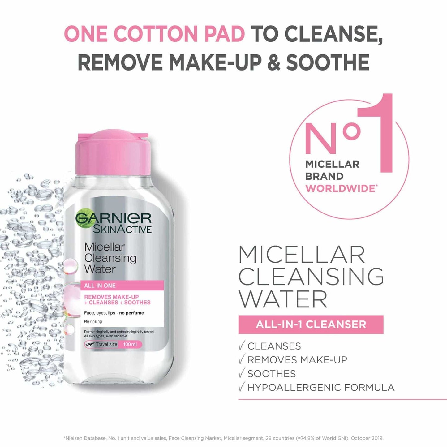 SkinActive Cleansing Micellar Water 100ml