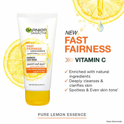 SkinActive Fast Fairness Face Wash Lemon Essence 100ml