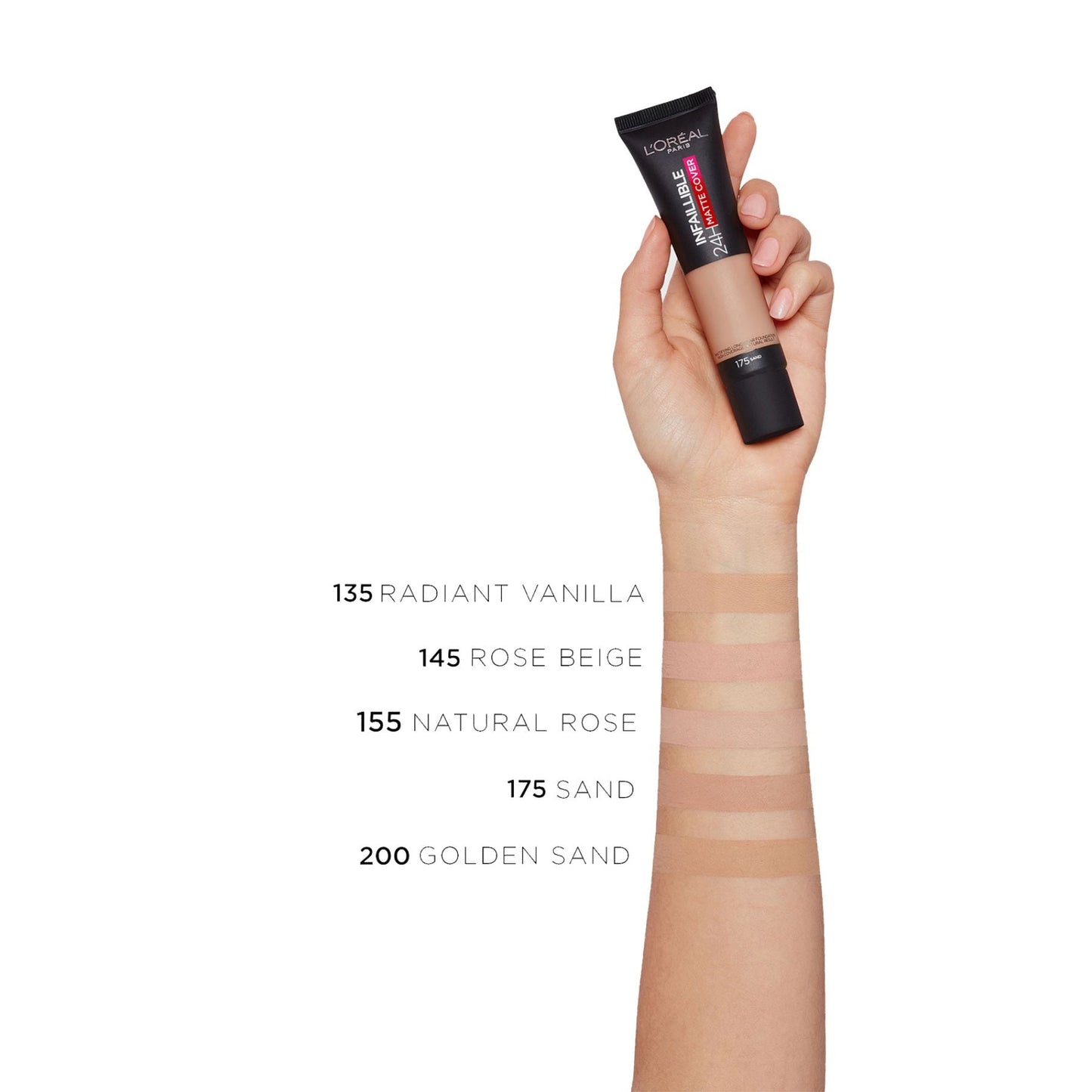 Infallible Matte Cover Foundation Matte Finish 30ml 175 Sand|30ml