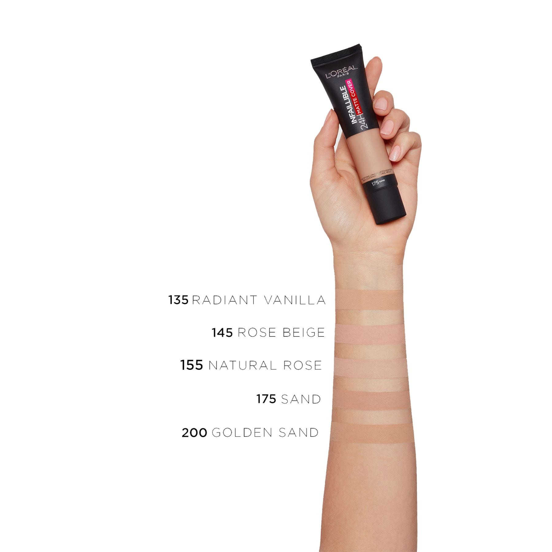 Infallible Matte Cover Foundation Matte Finish 30ml 175 Sand|30ml