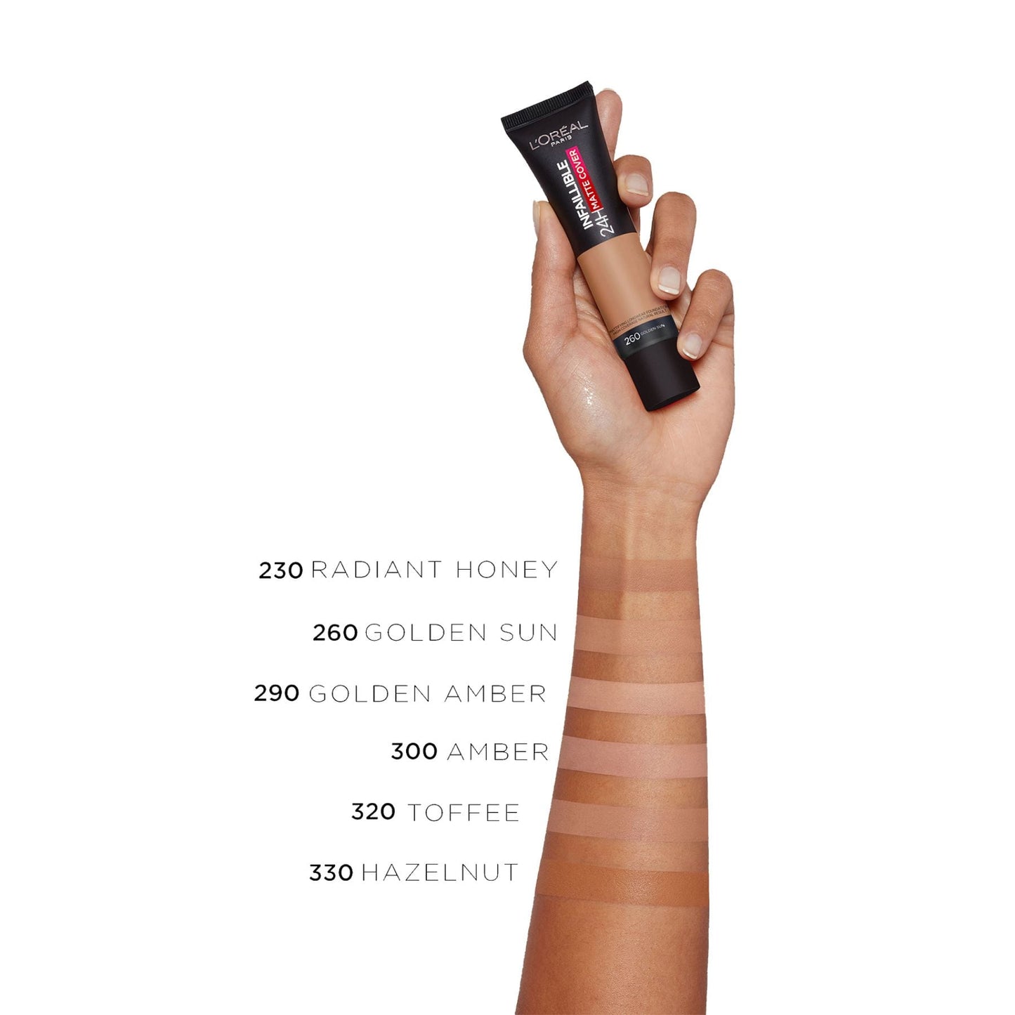 Infallible Matte Cover Foundation Matte Finish 30ml 290 Golden Amber|30ml